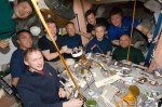 Eating on board the ISS